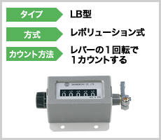 LB型【レボリューション式回転計】